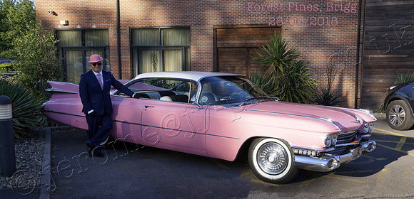 Pink Cadillac at Forest Pines Hotel, Brigg