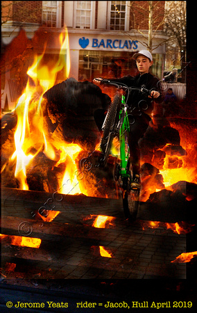 Jacob: fire wheelie Hull